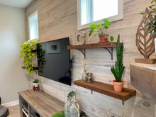 Load image into Gallery viewer, 6" Weathered Greige Whitewash on Shiplap. ONLY $9.89 sq ft / 30 sq ft per box